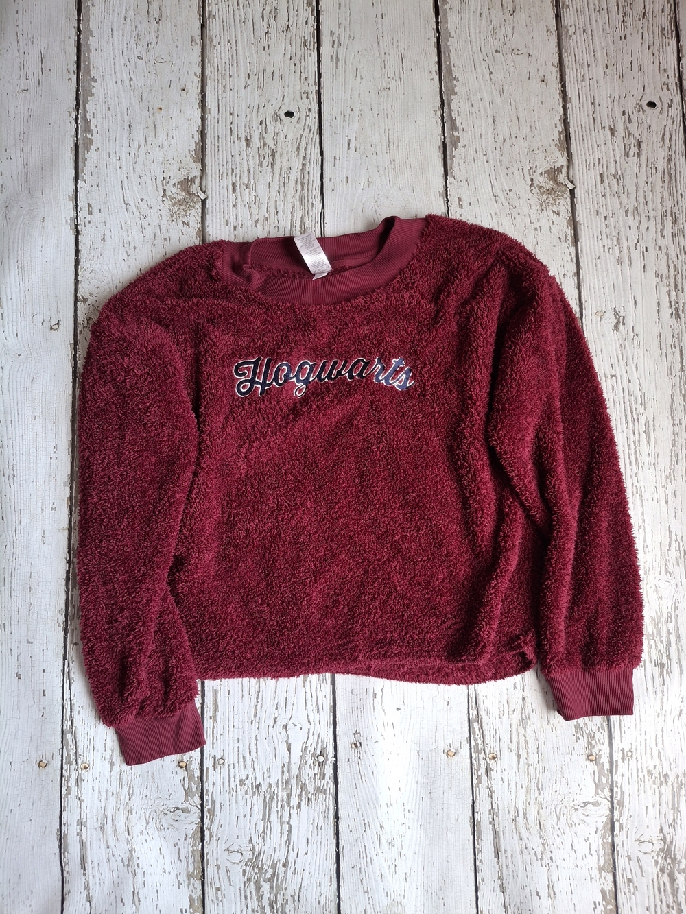 Harry Potter Plush Crewneck - Burgundy Sleepwear